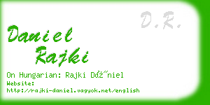 daniel rajki business card